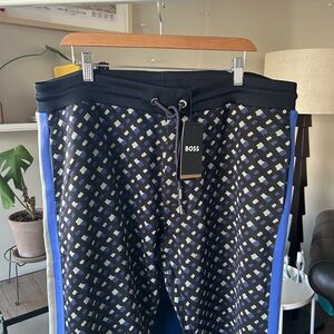 BOSS Geometric Patterned Joggers Pants XXXL